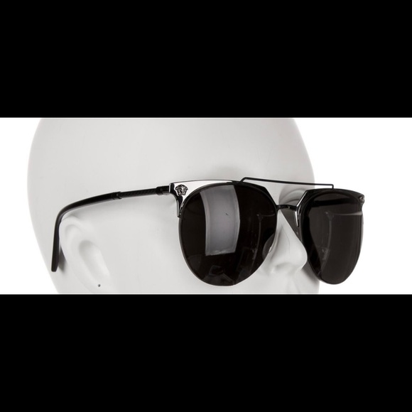 Versace Polarized Aviator Sunglasses